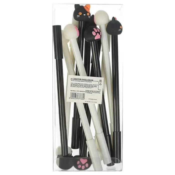 Ручка - прикол Calligrata &laquo;Котик/Лапка&raquo;, гелевая, МИКС