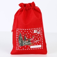 Мешок с термонаклейкой &laquo;Письмо с Севера&raquo;, 20 х 30 см +/- 1.5 см, Новый год