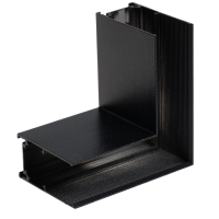 Коннектор угловой для магнитного шинопровода, серия "Broad", открытый монтаж, алюминий