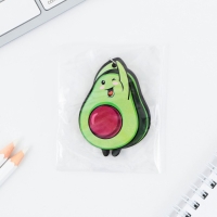 Брелок для ключей деревянный &laquo;Авокадо&raquo;, 5 х 6 см