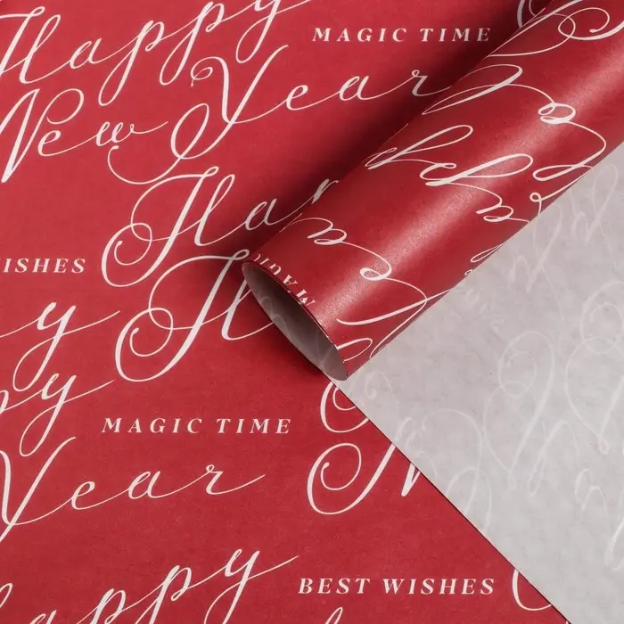 Бумага упаковочная крафтовая &laquo;Magic time&raquo;, 50 х 70 см