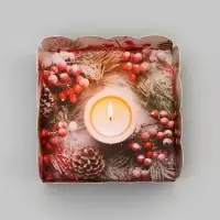 Коробка для печенья, &laquo;Волшебного Нового года&raquo;, 9&times;9&times;3 см, Новый год