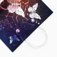 Пакет подарочный крафт, &laquo;Бабочки&raquo;, 31&times;41.5&times;12 см, 120 г/м&sup2;