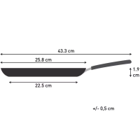 Сковорода блинная So' Light 25 см с антипригарным покрытием