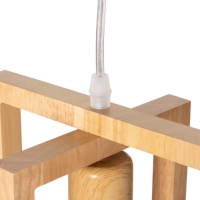 Светильник BayerLux ЭКО "Кира" 1х40Вт Е27 коричневый 20х20х100см