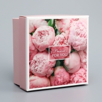 Коробка складная, крышка-дно, "Тебе", 10 х 10 х 5 см без окна Коробка складная, крышка-дно, "Тебе", 10 х 10 х 5 см без окна