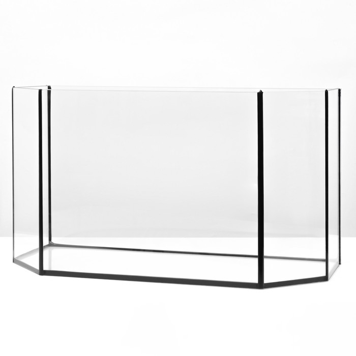 Аквариум "Панорамный" без крышки, 70 литров, 68 х 29 х 37 см