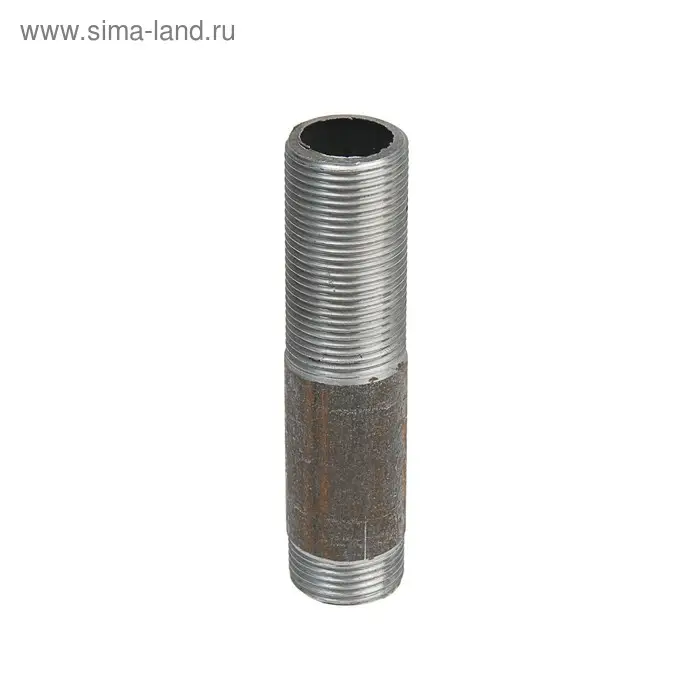 Сгон стальной, 3/4", DN 20, PN 16, L=110 мм, Lрезьбы=45/10.5 мм