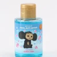 Детский гель для душа, аромат бабл-гам, 100 мл, Чебурашка