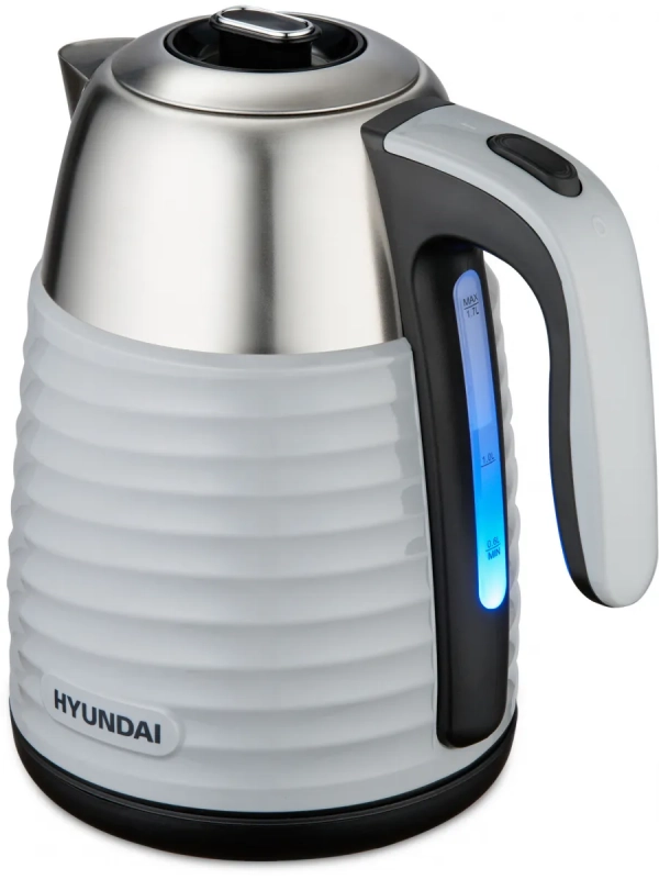 Чайник HYK-S4804 1.7л. 2200Вт серый черный