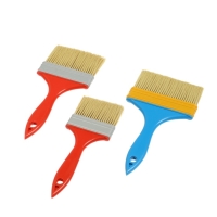 Набор кистей ЛОМ промо, искусственная щетина, пластик. рук. 3-4-5" (75, 100, 125 мм), 3 шт.