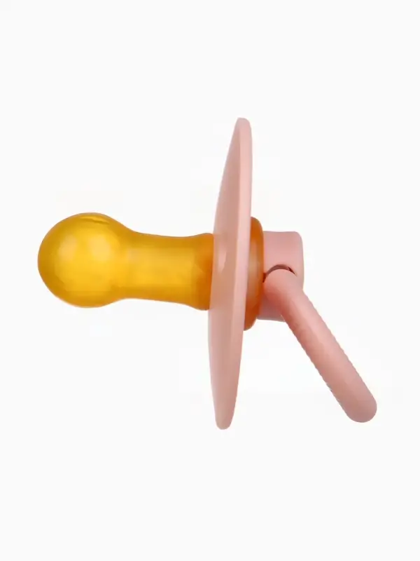 Набор классических пустышек, 2 шт., латекс, персиковый/айвори, в контейнере, от 0 мес., M&B