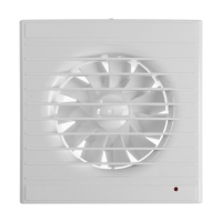 Вентилятор вытяжной "ВИЕНТО" 100С STILL, d=100 мм, 13 Вт, 130 м&sup3;/ч, подшипник, белый