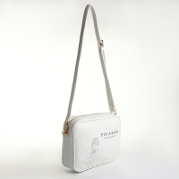 Сумка женская через плечо TEXTURA, маленького размера, цвет белый Сумка женская через плечо TEXTURA, маленького размера, цвет белый