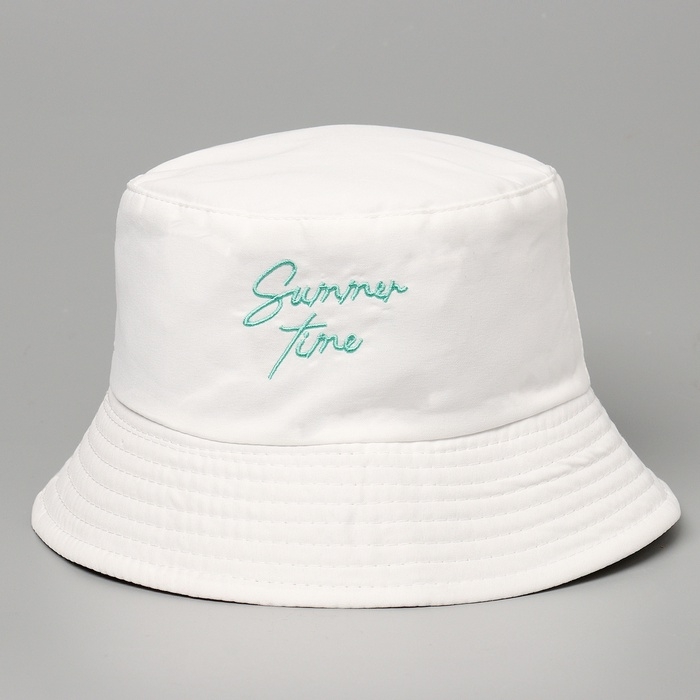 Панама детская для девочки &laquo;Лето&raquo;, цвет белый, р-р 54