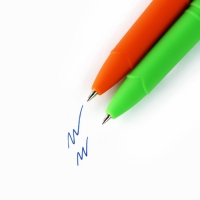 Ручка гелевая синяя паста 0.7 мм с колпачком &laquo;Ручки отличника&raquo;