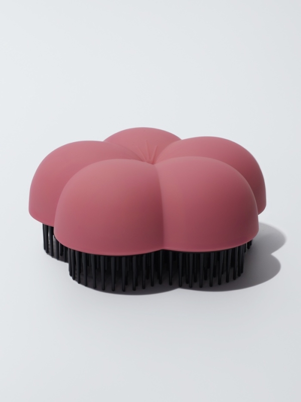 Расчёска массажная «Цветок», 8.5×4 см, розовая Расчёска массажная «Цветок», 8.5×4 см, розовая