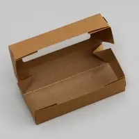 Коробка складная, крафт, 17&times;7&times;4 см, 0.5 л