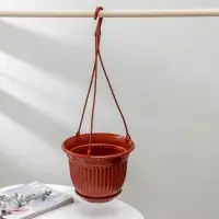 Кашпо для цветов &laquo;Венеция&raquo;, 5 л, с подвесом, коричневое