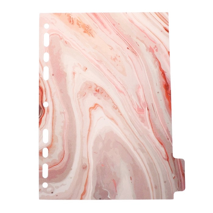 Разделитель листов A5 (175 x 210 мм) цветовой, 5 листов, "deVENTE. Marandi. Sparkl" полипропилен 140 мкм, искрящаяся фактура, с рисунком, индивидуальная упаковка