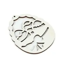 Подвеска деревянная на Пасху &laquo;Корзинка&raquo;, 8&times;10 см