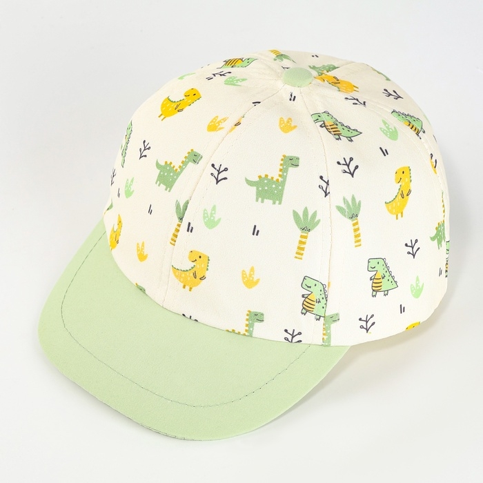 Кепка детская для мальчика &laquo;Дино в лесу&raquo;, р-р. 48-50