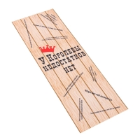 Лежак для бани с принтом "У Королевы недостатков нет" 150х50 см Лежак для бани с принтом "У Королевы недостатков нет" 150х50 см