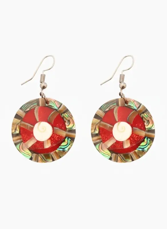 Серьги &laquo;Экзотика&raquo;, 5&times;3 см, ракушка