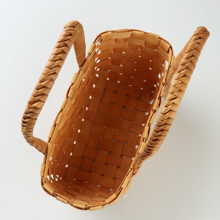 Корзина плетеная, 31 x 18,5 x 15/34,5 см, секвойя Корзина плетеная, 31 x 18,5 x 15/34,5 см, секвойя