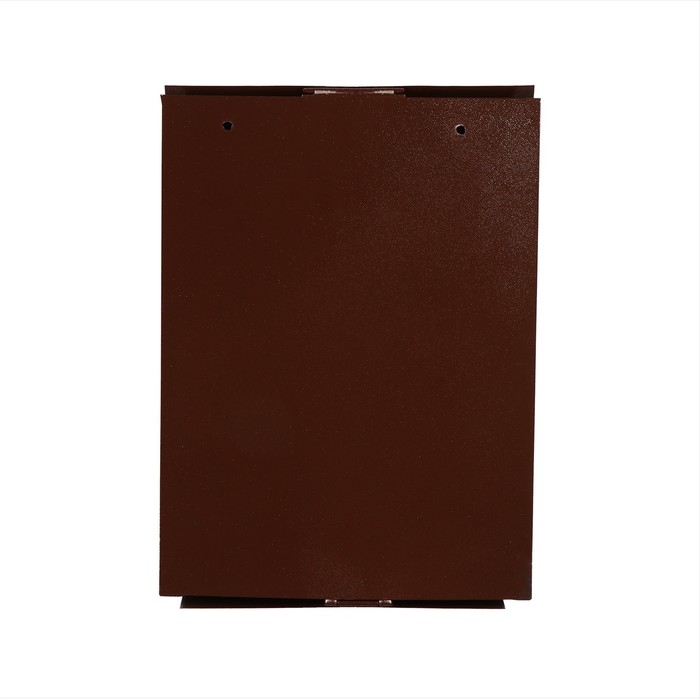 Ящик почтовый с замком, вертикальный, &laquo;Почта&raquo;, коричневый