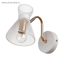 Бра 662458/1 E14 40Вт белый-золото 25х12х18 см