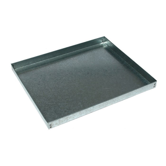 Поддон, 44 × 40 × 2 см, металл, серый Поддон, 44 × 40 × 2 см, металл, серый