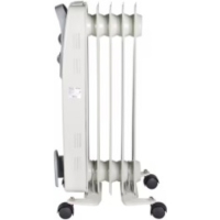 Обогреватель "Ресанта" ОМ-5Н, масляный, 1000 Вт, 5 секций, 10 м&sup2;, белый