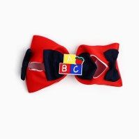 Выпускной. Бант для волос на заколке, 11.5 см, Кошечка Мари Выпускной. Бант для волос на заколке, 11.5 см, Кошечка Мари