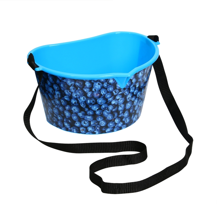 Ёмкость для сбора ягод, 3 л, &laquo;Черника&raquo;, голубая