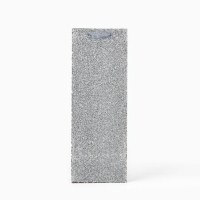 Пакет под бутылку &laquo;Поздравляю&raquo;, глиттер, 13 х 36 х 10 см