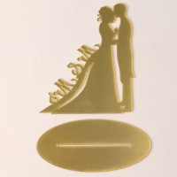 Топпер &laquo;M&M&raquo;, цвет серебро