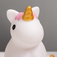 Ночник "Единорожка" LED 3хLR44 белый 10х7х12,5 см RISALUX Ночник "Единорожка" LED 3хLR44 белый 10х7х12,5 см RISALUX