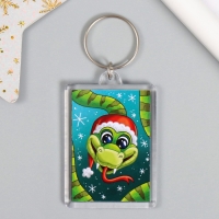 Новогодний брелок "В шапочке" 3,5х5 см Новогодний брелок "В шапочке" 3,5х5 см