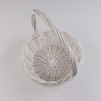 Набор корзин, 3 шт, 45х17/46 см, 36х14/38 см, 27х11/30 см, белый, лоза