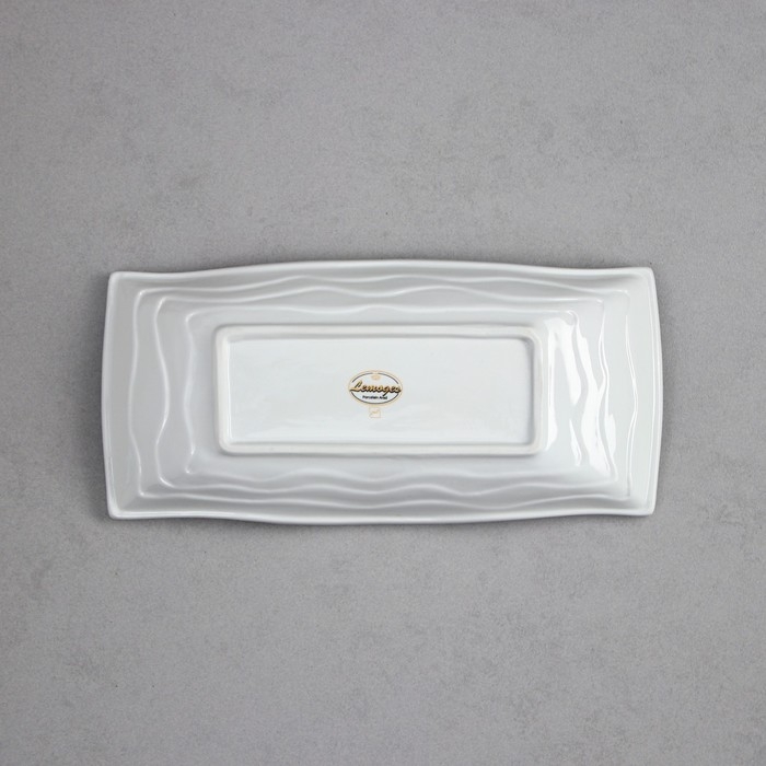 Тарелка для пасты &laquo;Макароны&raquo;, 800 мл, фарфор, Иран