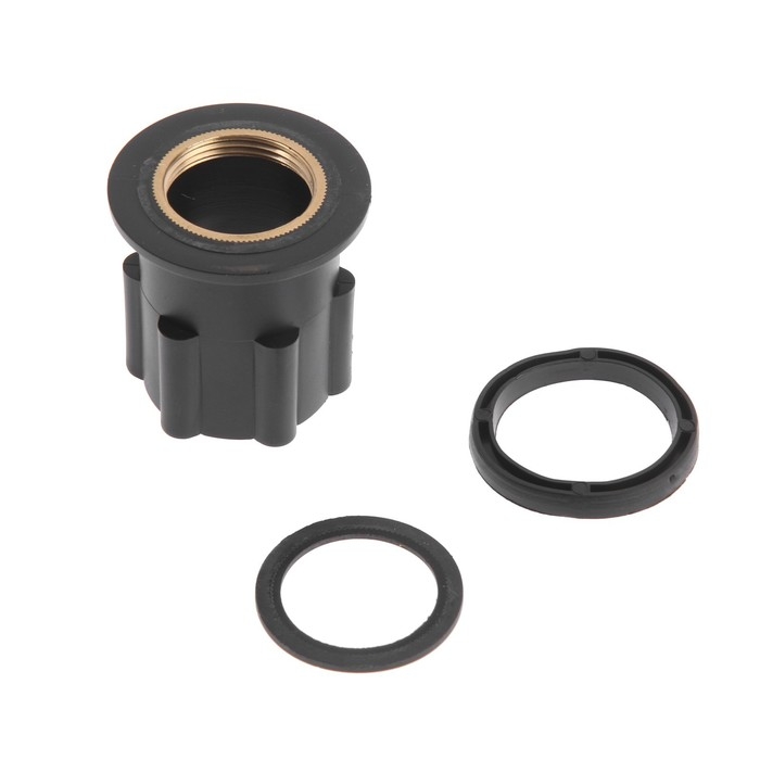 Смеситель для кухни "Эверест" B45-274F, однорычажный, короткий излив, черный