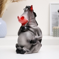 Копилка "Лошадь" серая, 13х13х23см Копилка "Лошадь" серая, 13х13х23см