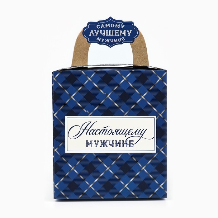 Коробка складная «Мужской стиль» 14 х 16 х 14 см Коробка складная «Мужской стиль» 14 х 16 х 14 см