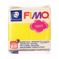 Пластика - полимерная глина, 57 г, Soft, лимонный Пластика - полимерная глина, 57 г, Soft, лимонный