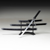 Сув. изделие катаны 3в1 на подставке, ножны кожзам, змея серая 47/70/89см, темная Сув. изделие катаны 3в1 на подставке, ножны кожзам, змея серая 47/70/89см, темная