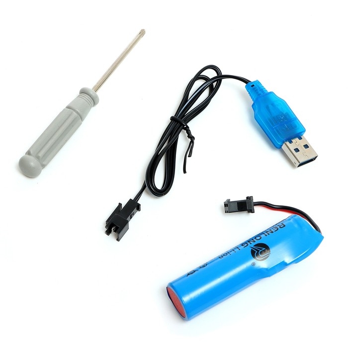 Экскаватор радиоуправляемый &laquo;Стройка&raquo;, металлический ковш, работает от аккумулятора