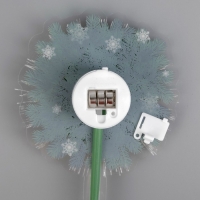 Светодиодная игрушка на палочке &laquo;Дед Мороз&raquo; 11 &times; 29 &times; 4 см, батарейки LR44х3 (в комплекте), свечение тёплое белое