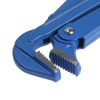 Ключ трубный рычажный ТУНДРА, плоский зажим 90&deg;, раскрытие до 90 мм, №4, 3"