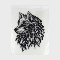Термотрансфер &laquo;Волк граффити&raquo;, 20,2 &times; 28 см, цена за 1 лист
